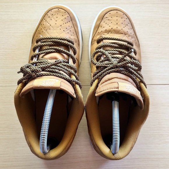 Nike Dunk Low Quilted Wheat (Wmns Size 11.5) Mens Size 10. - Picture 2 of 7